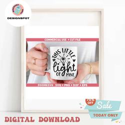 This little light of mine SVG, Autism Svg, Autism Png, Autism shirt Svg, Autism Mug Png, Autism Svg Decal, funny autism