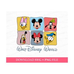 Mouse and Friends Svg, Family Trip Svg, Magical Kingdom, Vacay Mode, Family Vacation Svg, Friendship Svg, Png Svg Files