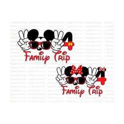 Bundle Family 2024 Trip SVG, Matching Family Shirt Svg, Family Vacation Svg, Magical Kingdom Svg, Vacay Mode Svg, Mouse