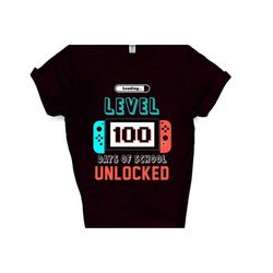 Level 100 Days of School Unlocked Svg Bundle, Happy 100 Days of School, 100 Days Video Game png, 100 Days Gamer Boys Shi