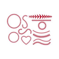 softball stitching svg, baseball stitching svg, cutting file, stitching svg, all stars svg, eps, dxf, png, cricut