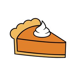 Pumpkin Pie  Instant Digital Download  svg, png, dxf, and eps files included! Pumpkin, Thanksgiving, Dessert, Pie