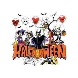 Mickey Mouse And Friends Halloween PNG