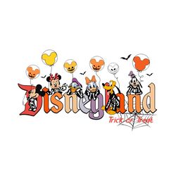 Mouse And Friends Halloween Disneyland Png