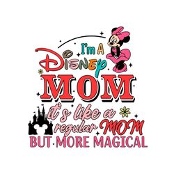 I'm a Dissney Mom SVG, Mother's day svg