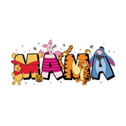 My Friend Tiger and Pooh Cartoon Movie Png, Mama png