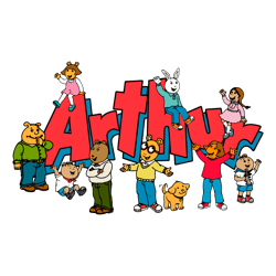 Funny Arthur And Friends TV Series SVG