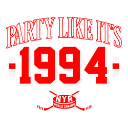 New York Hockey Party Like Its 1994 World Champs SVG