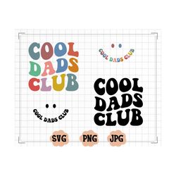 Cool Dads Club SVG, Cool Dads Club PNG, Nanas Svg, Nanas To Be Svg, Nanas Shirt Svg, Wavy Svg, Cricut Svg, Png Silhouett