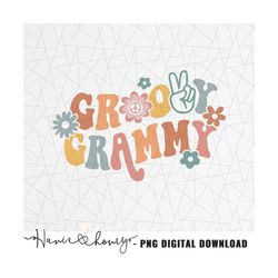 Groovy grammy png - Groovy grammy shirt - Groovy grammy design -Retro grammy - Hippie png - Flower power -Groovy sublima