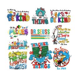 Dr. Suess Png Bundle, Dr. Suess Png, Cat In The Hat PNG, Dr. Suess Day Png, Miss Thing 1 Png, Dr Suess Clipart, Read Acr