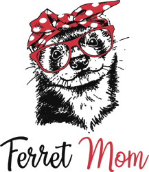 Ferret Mom Svg, Mother's Day Svg, Mom Gift Svg, Mom Shirt, Mama Svg, Mom Life Svg, Instant Download