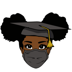 Graduation Black Woman Svg, African American Black Woman Svg, Instant Download