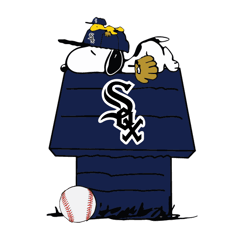 Chicago White Sox Svg, Snoopy Sleep Home White Sox Baseball Vector, Gift For MLB Svg Diy Craft Svg File For Cricut