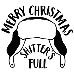 Merry christmas shitter's full Svg, Christmas Vacation Svg, Funny Christmas Svg, Holidays Svg, Instant download