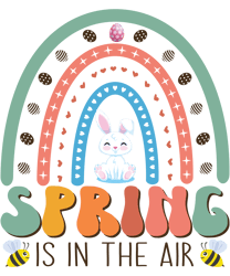 Spring is in the air Svg, Happy Easter Day Svg, Easter Day Svg Cut File, Easter Day Svg Quotes, Digital download