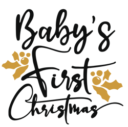 baby's first christmas svg, baby christmas svg, 1st christmas svg, baby svg, first christmas svg, digital download (3)