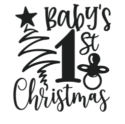 baby's 1st christmas svg, baby christmas svg, 1st christmas svg, baby svg, first christmas svg, digital download (2)