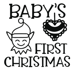 baby's first christmas svg, baby christmas svg, 1st christmas svg, baby svg, first christmas svg, digital download (14)