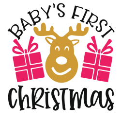 baby's first christmas svg, baby christmas svg, 1st christmas svg, baby svg, first christmas svg, digital download (16)