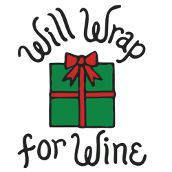 Will wrap for wine Svg, Gift Svg, Christmas wine Svg, Holidays Svg, Christmas Svg Designs, Digital download