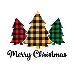 Merry christmas Svg, Buffalo plaid Christmas tree Svg, Holidays Svg, Christmas Svg designs, Instant download