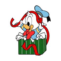 Baby Donald Duck Christmas Svg, Donald Duck Clipart, Merry Christmas Svg, Noel Svg, Winter Svg, Holidays Svg