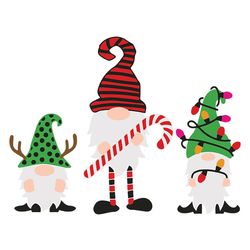 Gnome Svg, Gnome clipart, Christmas Gnome Svg, Merry Christmas Svg, Holiday Gnome Svg, Digital download (3)
