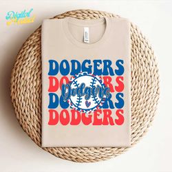 Dodgers Baseball Svg Cricut Digital Download