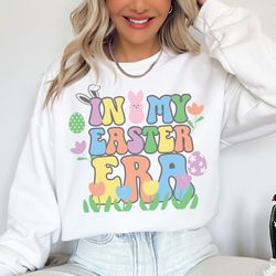 Easter era sweatshirt, Easter peeps shirt, Easter shirt gift for her, Easter eggs sweatshirt, Easter sweatshirt for wife