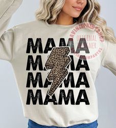 Mama PNG, Mama Lightning Bolt Png, Mama Bolt Png, Leopard Mama Png, Mom life Png, Mother's Day Png, Sublimation Design,