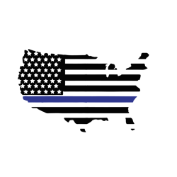 US Police Flag Svg, Police Svg, Police Thin Blue Line Svg, Blue Lives Matter, I've Got Your Six Svg, Cut file