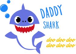 Daddy shark Svg, Baby Shark Family Svg, Baby Shark Birthday Family Svg, Shark family svg, Shark Svg, Cut file