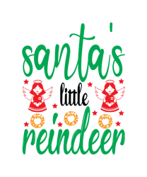 Santa's little reindeer Png, Christmas T Shirt Design, Christmas logo Svg, Merry Christmas Svg, Digital Download