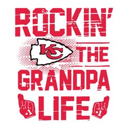 Grandpa Life Kansas City Chiefs NFL Svg, Kansas City Chiefs Svg, Football Svg, NFL Team Svg, Sport Svg, Digital download