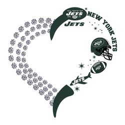 Heart Fan New York Jets NFL Svg, New York Jets Svg, Football Svg, NFL Team Svg, Sport Svg, Digital download