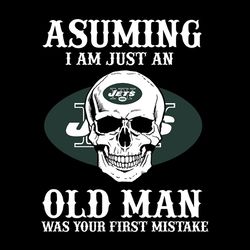 Asuming I Am Just An Old Man New York Jets NFL Svg, New York Jets Svg, Football Svg, NFL Team Svg, Sport Svg, Cut file