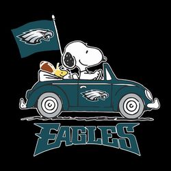 Snoopy Car Fan Philadelphia Eagles NFL Svg, Football Team Svg, NFL Team Svg, Sport Svg, Digital download