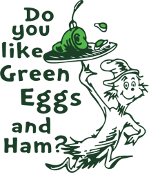 Do You Like Green Eggs And Ham Svg, Dr Seuss Svg, Dr Seuss Logo Svg, Cat In The Hat Svg, Digital download