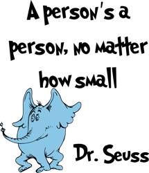 A person's a person, no matter how small Svg, Dr Seuss Svg, Dr Seuss Logo Svg, Cat In The Hat Svg, Digital download