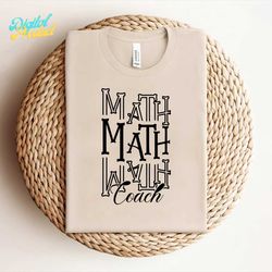 Math Coach SVG, Math Teacher Svg
