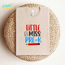 LITTLE MISS PRE-K SVG PNG