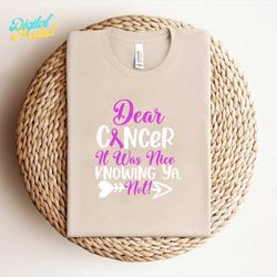 Dear Cancer It Was Nice Knowing Ya, Not!