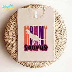 Mommy Saurus Dinosaur T-shirt Design Svg
