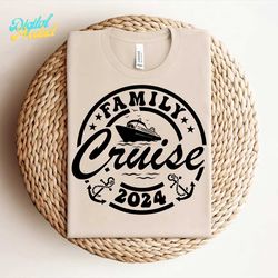 Family Cruise 2024 SVG, Cruise SVG