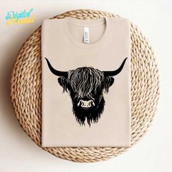 Highland Cow SVG, Highland Cow PNG