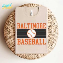Vintage Baltimore Baseball MLB Team SVG