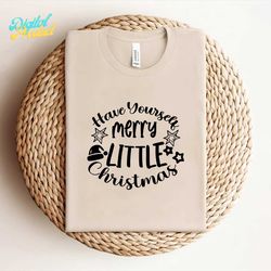 Merry Little Christmas Round Sign