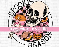 Spooky Season PNG, Digital Download, Sublimation, Sublimate, Halloween, skull, skellie, skeleton,
