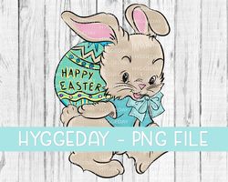 Bunny PNG, Sublimation Download, hand drawn, vintage, Design, Rabbit, Rabbit, Kids, Boy, Easter, Egg,
